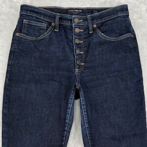 Lucky Brand Jeans Women 10/30 (29x26) Blue Bridgette High Rise Skinny Button Fly